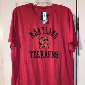 🐢🏟️ Maryland Terrapins 2XL Double Banner Shirt 🏟️🐢